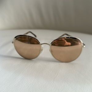 Chanel Sunglasses 4206 C395/T6 Mirror Lens Metal Gold
